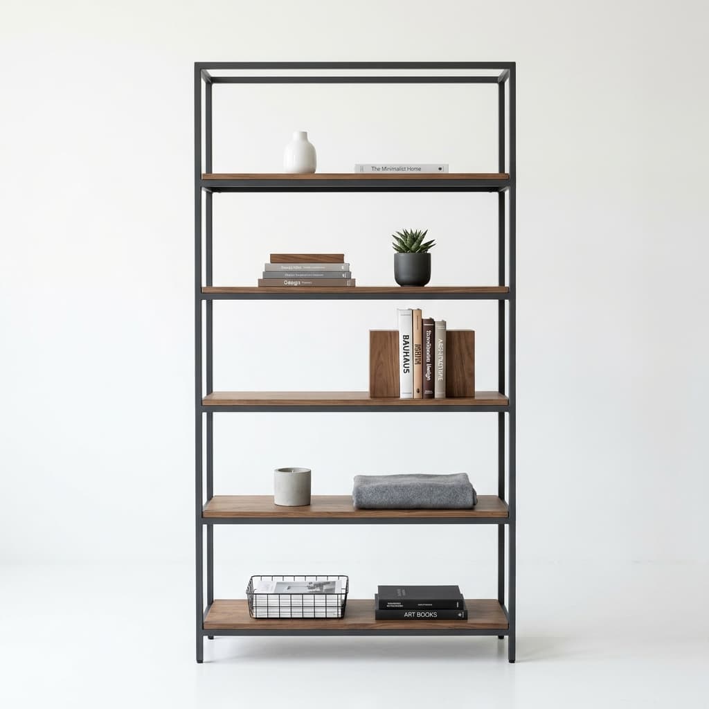 Gridiron 5-Tier Bookshelf